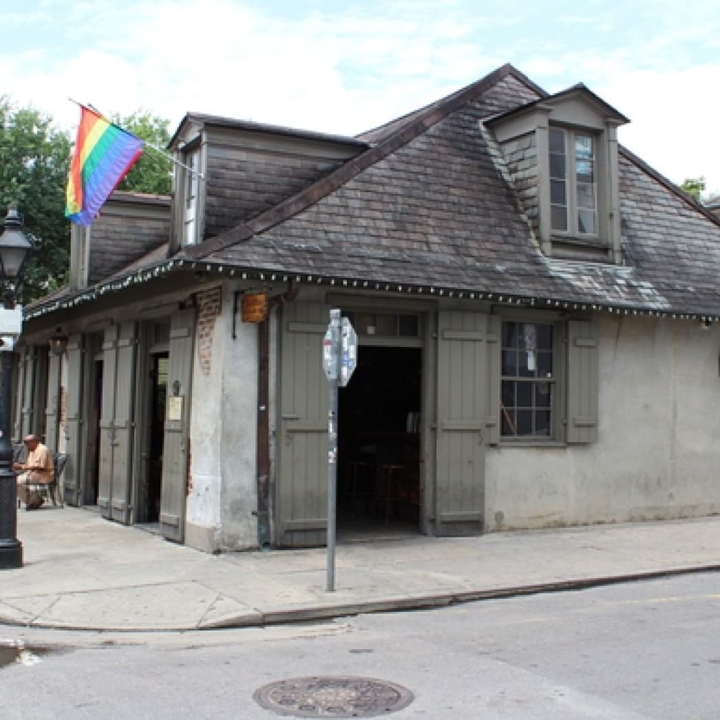 Exterior view of the Lafitte's Blacksmith Shop and Bar