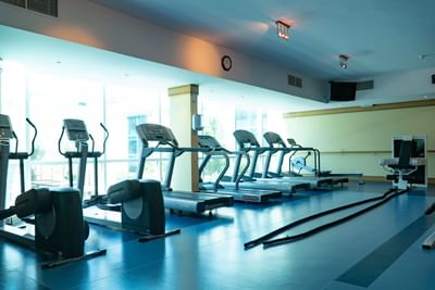 Gym at Al Ain Palace Hotel in Abu Dhabi, United Arab Emirates