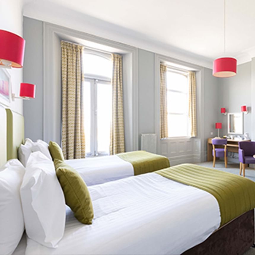 Twin Room at Grand Atlantic Hotel in Weston-Super-Mare