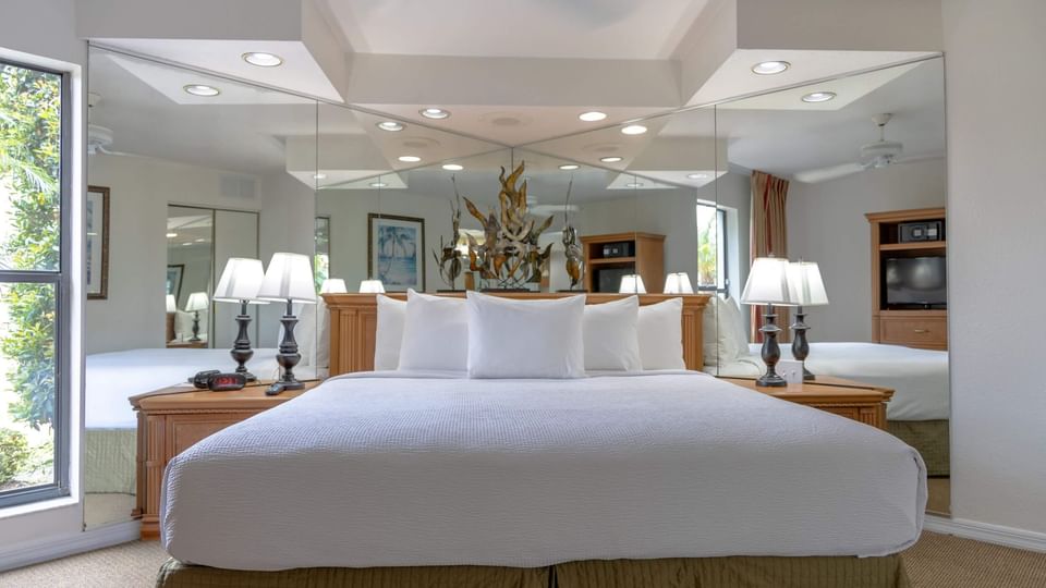 Bedroom of One-Bedroom Accessible Suite at Lake Buena Vista