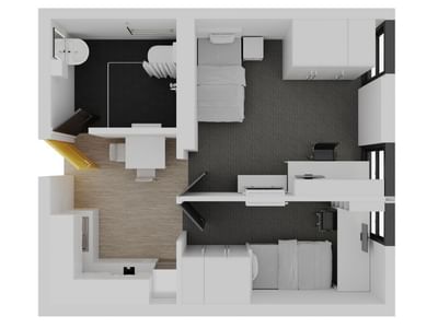 2 Bedroom Apartment (Accessible) FP