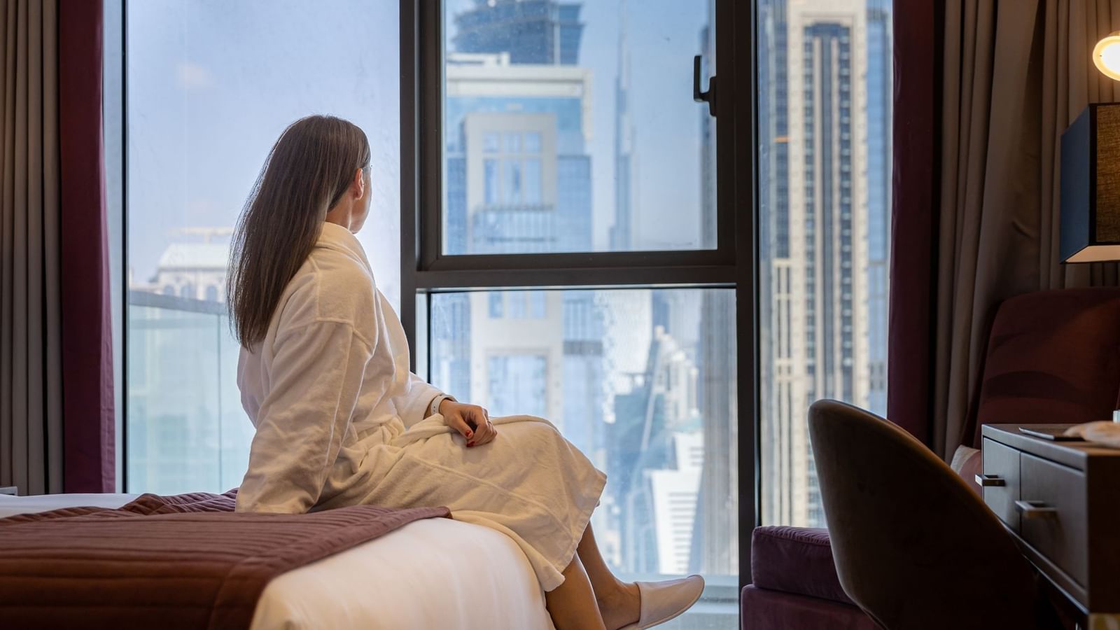 Accommodation at DAMAC Maison Aykon City Hotel Apartments