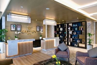 Reception at Grayton Hotel Dubai