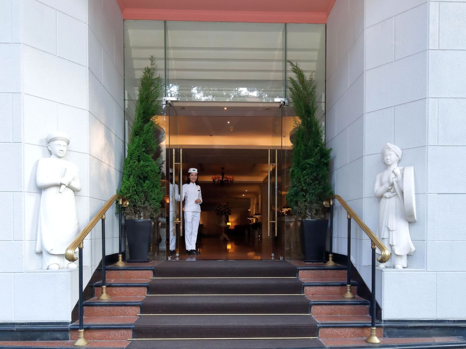 Exterior of the Sunway Hotel Hanoi entrance