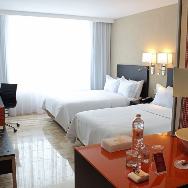 Two double beds in Executive Room at Fiesta Inn