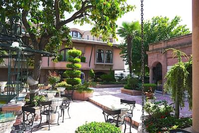 Terrace at Sultanahmet Palace Hotel in Istanbul