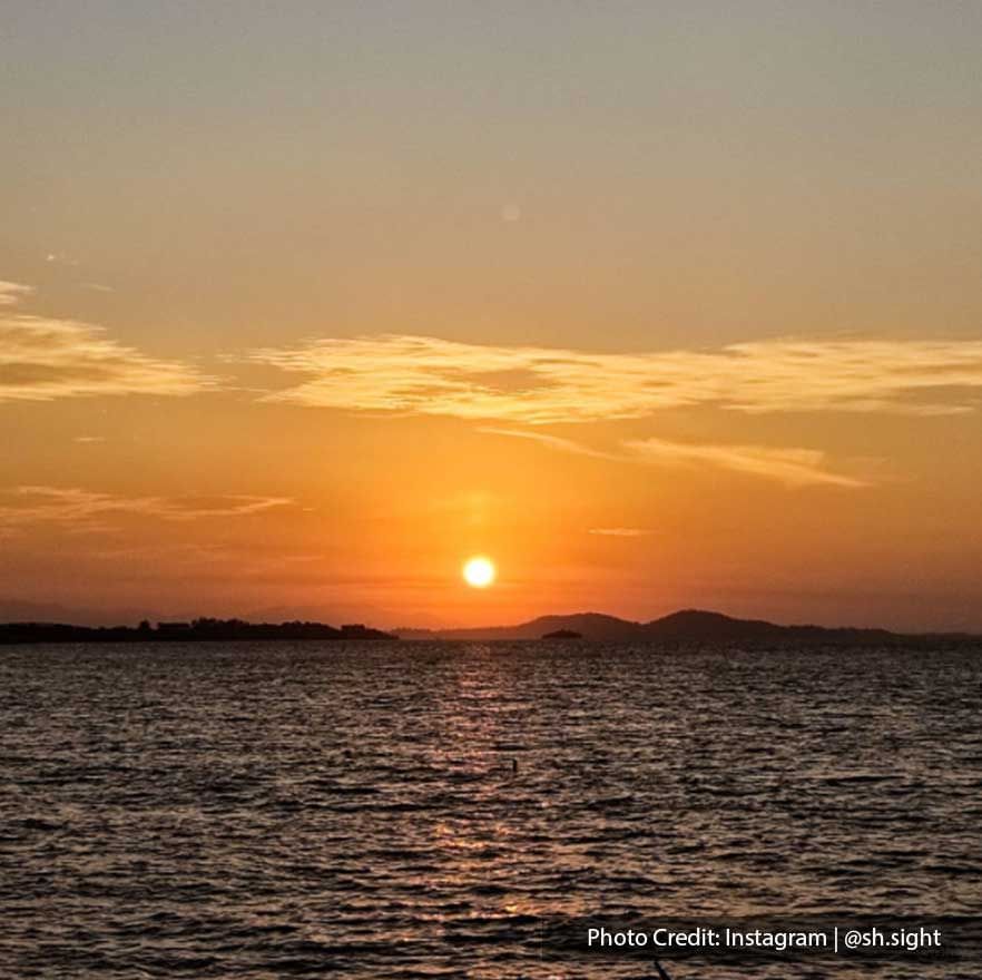 Port Dickson sea sunset stunning view