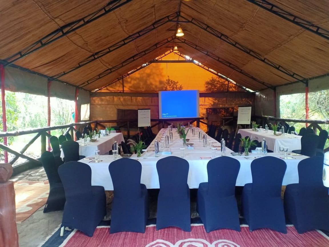 Meeting Room With A Portable Screen At Mara Serena Safari Lodge