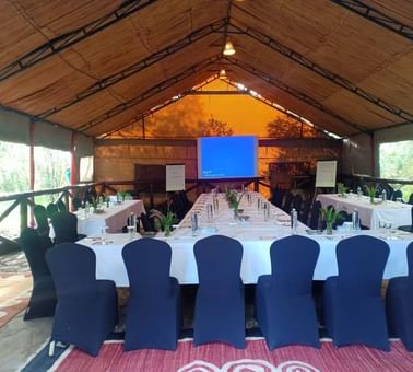 Meeting Room With A Portable Screen At Mara Serena Safari Lodge