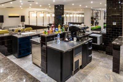 View du bar à café