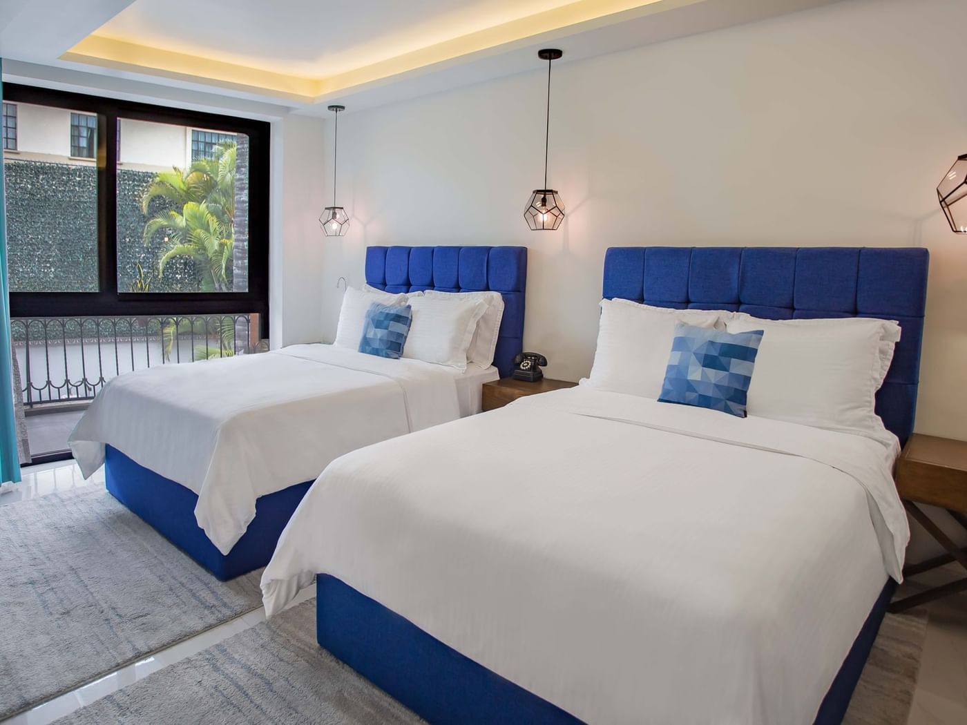 Beds in Master Suite, 2 Double at Fiesta Americana Travelty