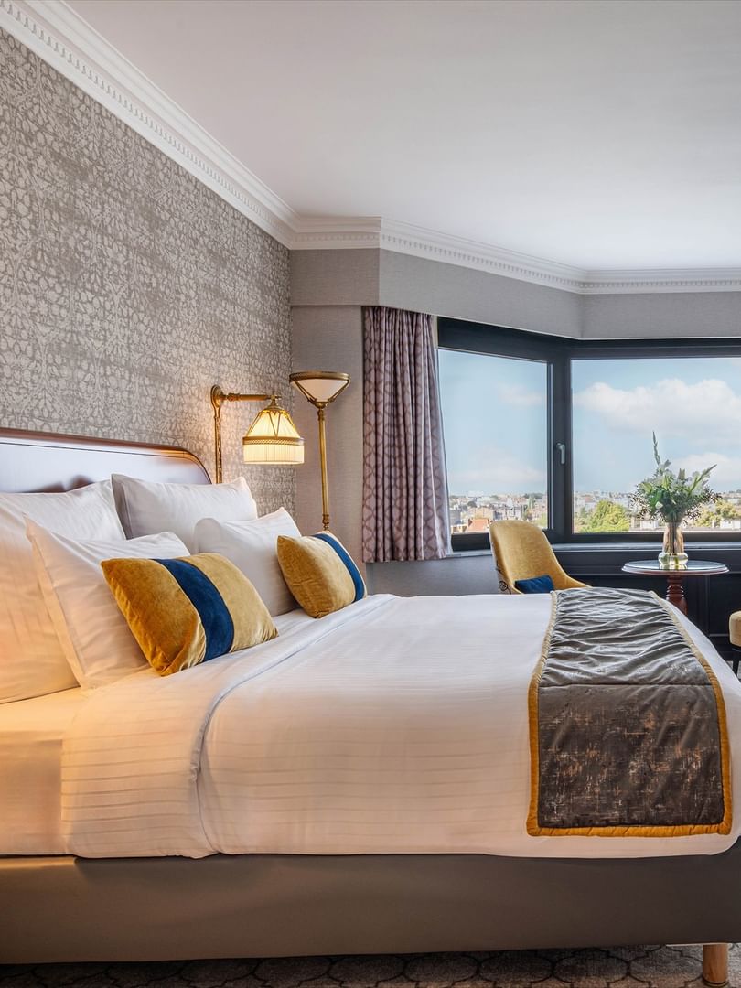 Luxe Deluxe Kamer met uitzicht op de stad bij Hotel Barsey by Warwick in Brussel.