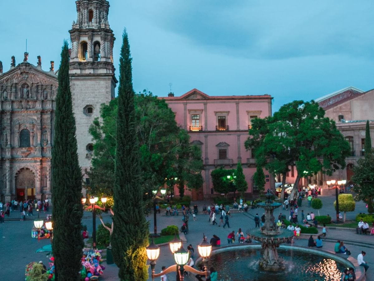 Historic Center of San Luis Potosí near Fiesta Americana Hotels
