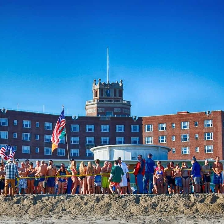 Polar Bear Plunge at Berkeley Oceanfront Hotel Asbury Park NJ