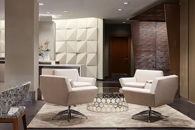 Seating in Godfrey Boston Lobby at The Godfrey Boston Hotel