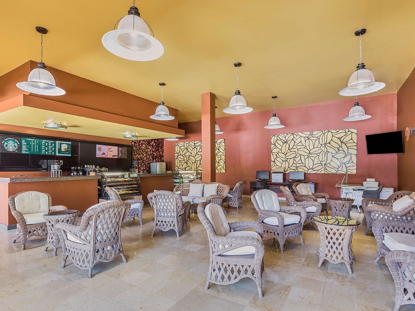 Chair setup in Coffee Corner at Grand Fiesta Americana