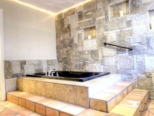 Jacuzzi tub in Spanish Villa Suite at Inn at Avila Beach