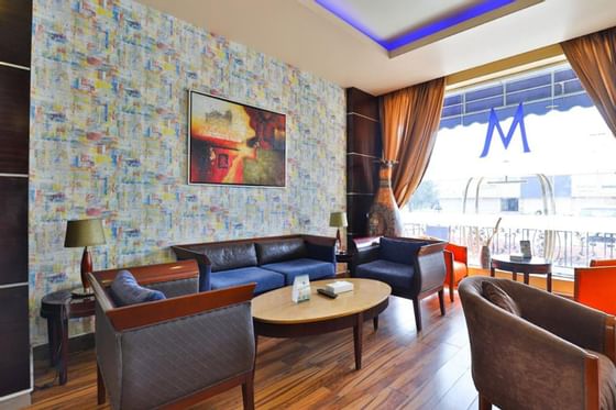 Lounge area of Al Dana Restaurant at Mena Hotel Taif