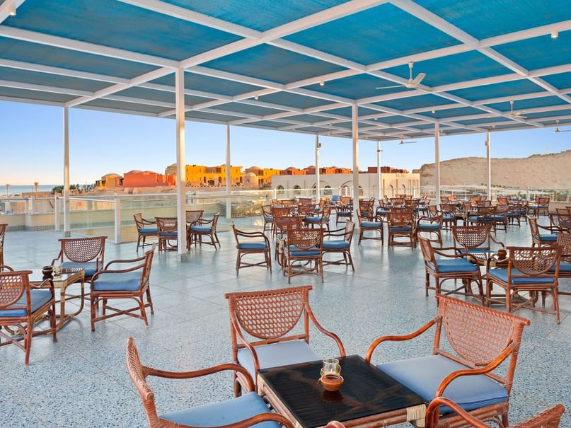 Red Sky Bar at Pickalbatros Villaggio Resort in Portofino Marsa Alam