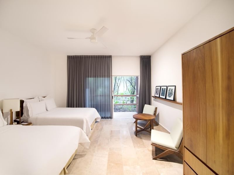 Casita 2 Double with sitting area at The Explorean Cozumel