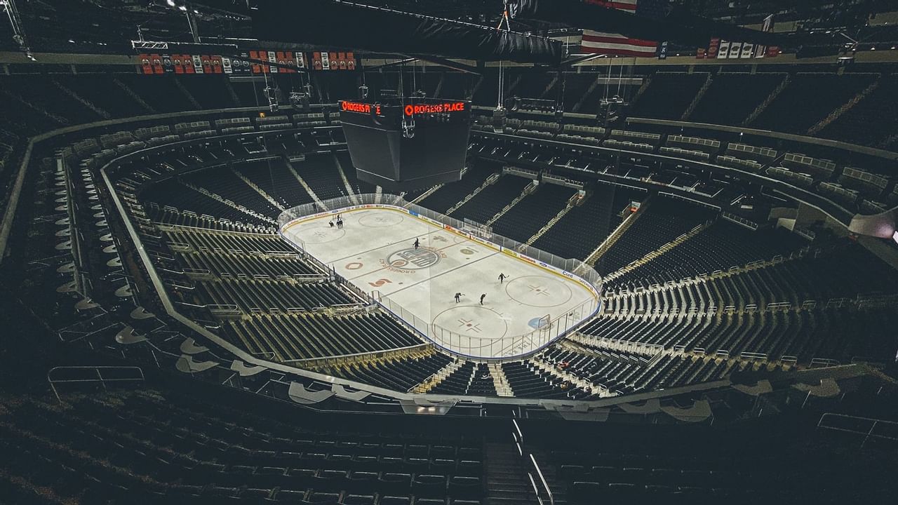 empty Rogers Arena