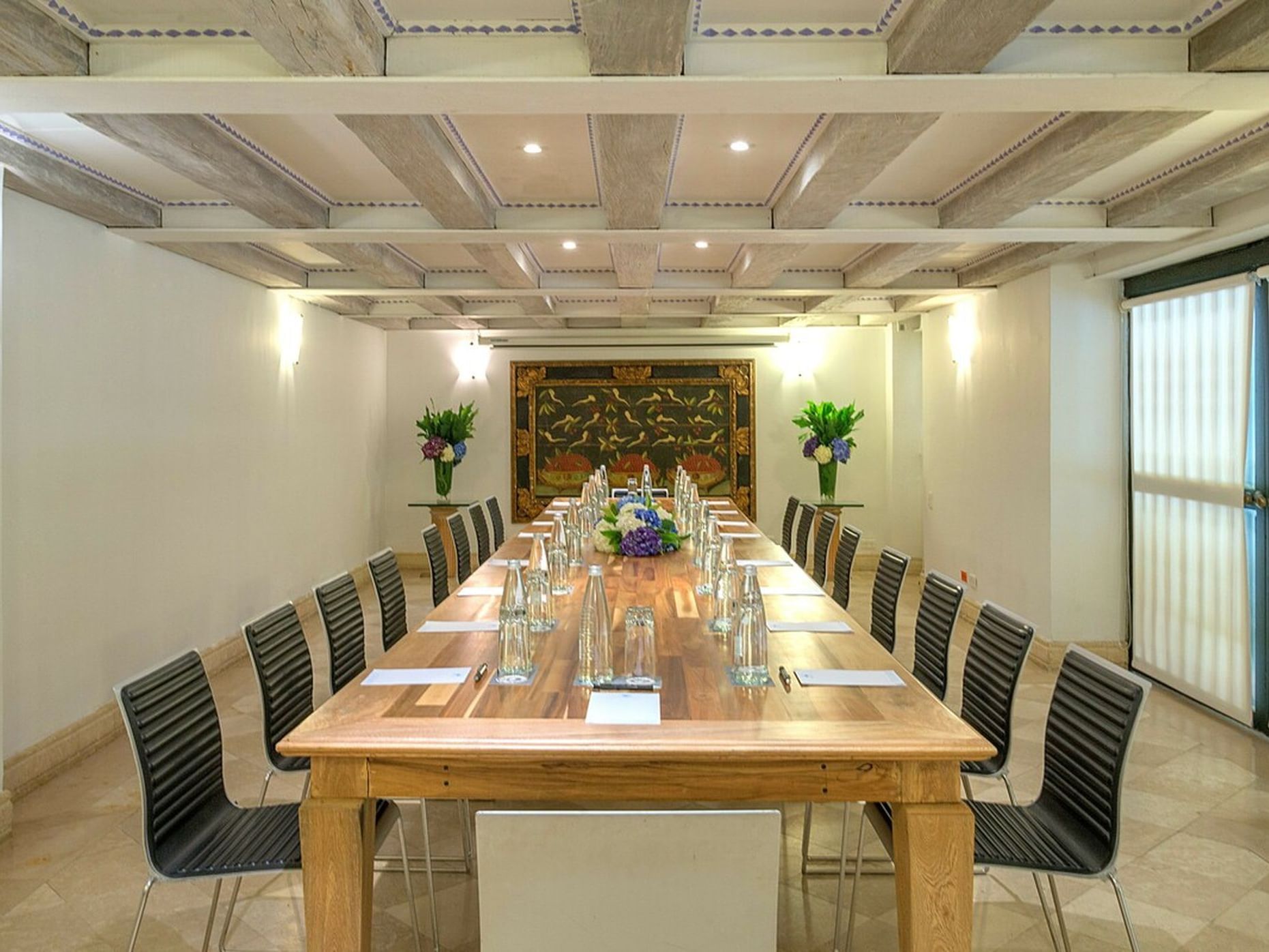 El Republicano conference and meetings room at the Charleston Santa Teresa Hotel in Cartagena.