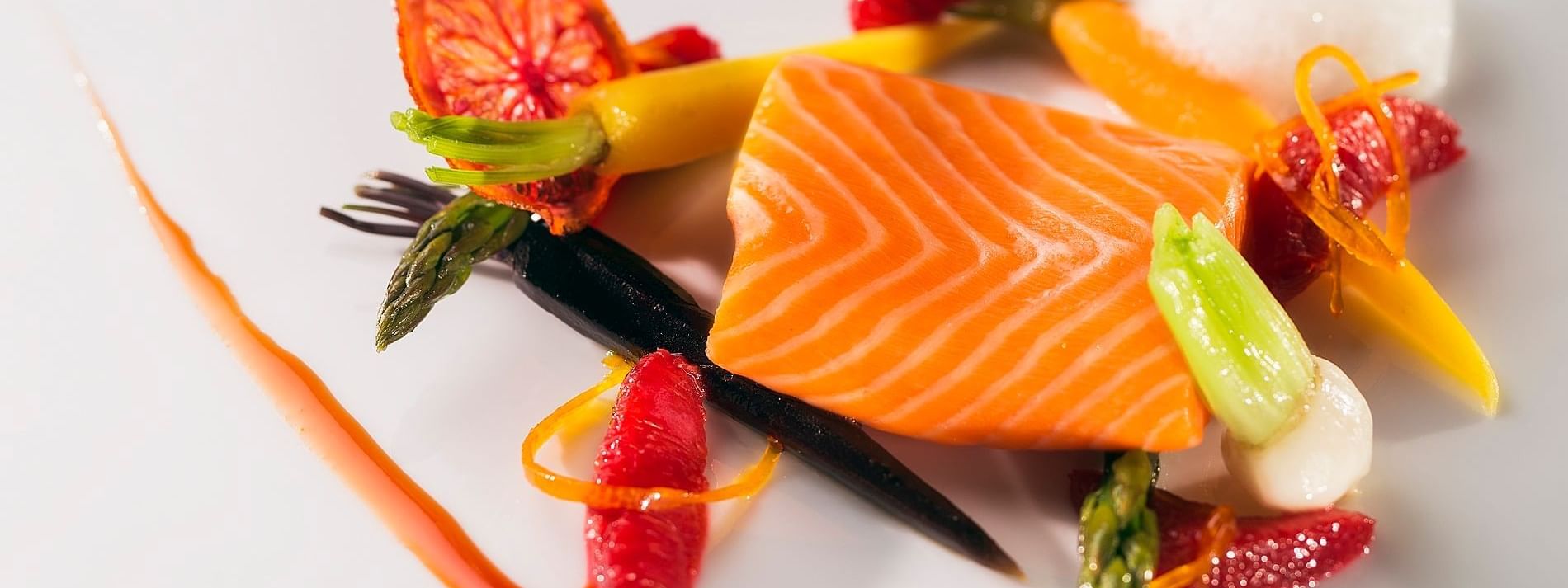 Close-up of a served dish in The Atlantic at Crown Melbourne
