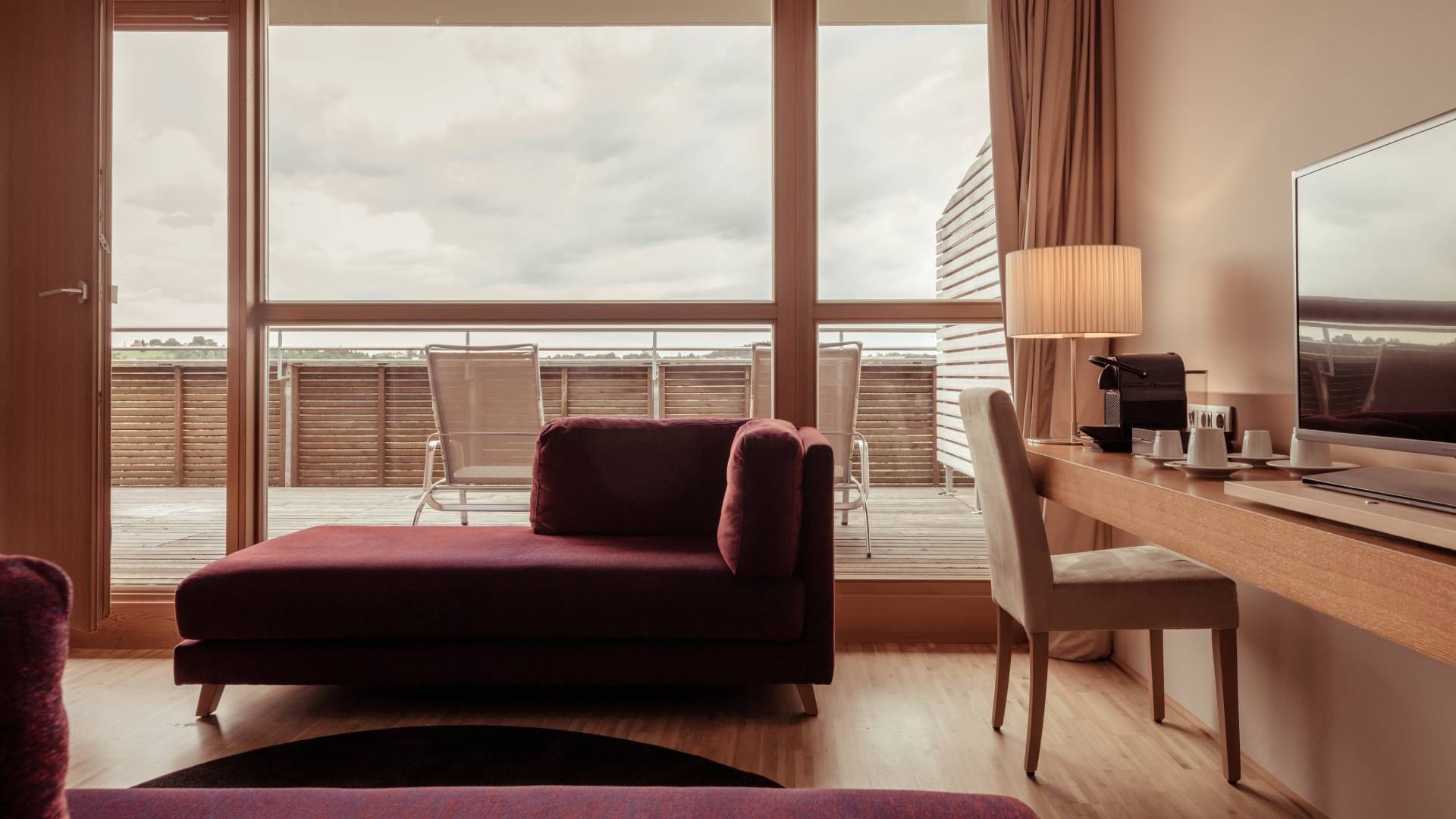 Lounge & balcony, Balance Suite at Falkensteiner Balance Resort