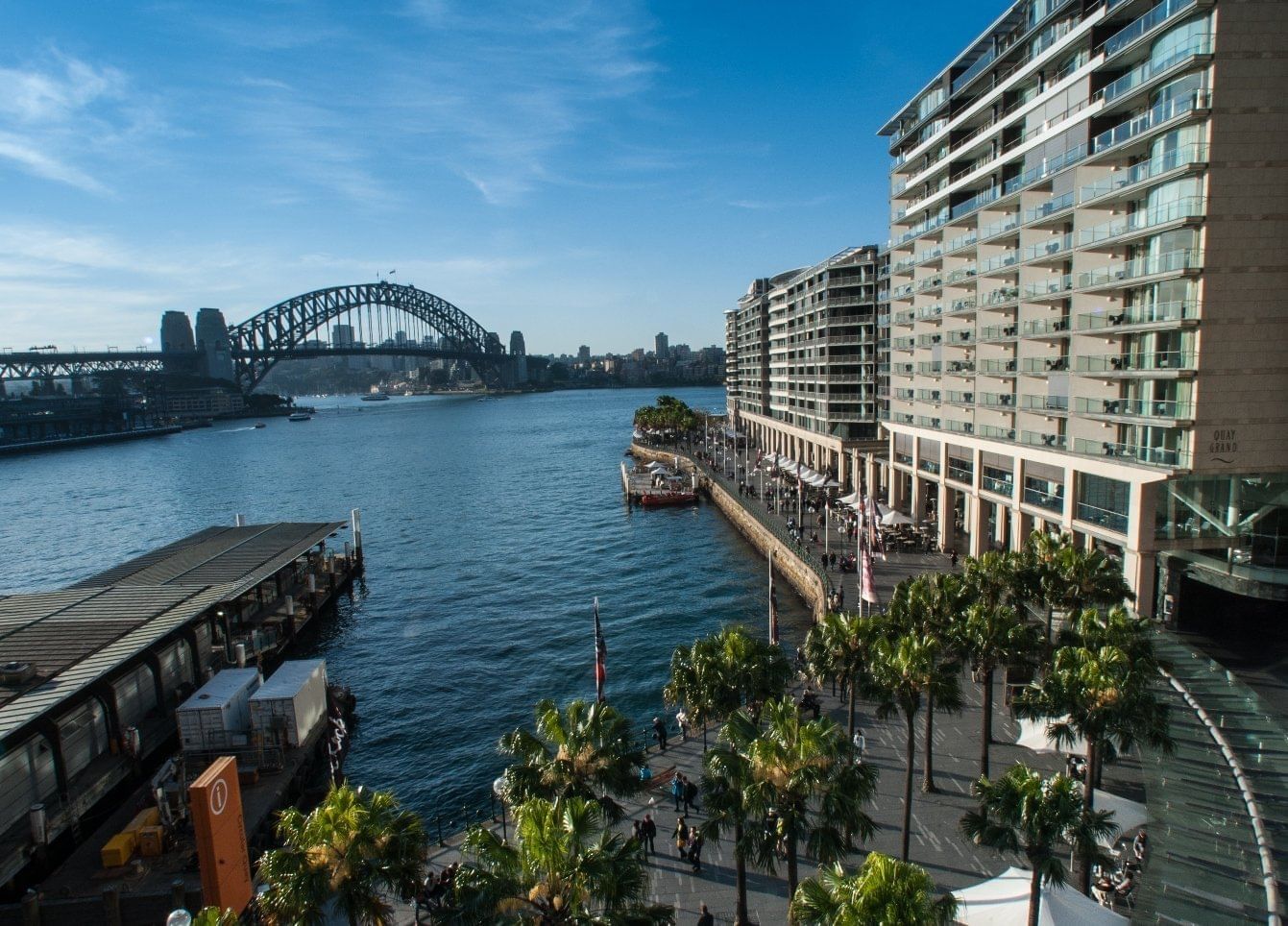 View of Sydney Harbour from Pullman Quay Grand