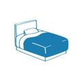 A vector icon of a bed at Hop Inn Hotel