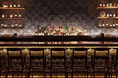 Night with lighting at RUKA bar of The Godfrey Boston Hotel