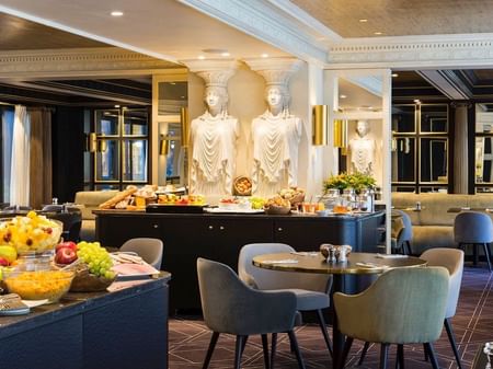 Buffet set in The Avenue Restaurant at Hotel Barsey by Warwick - Brussels