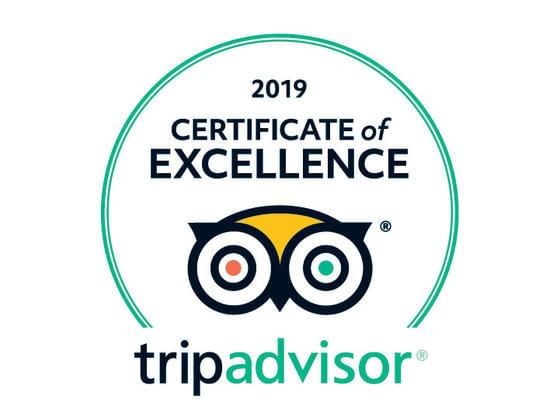 Certificate of Excellence by TripAdvisor at Chatrium Hotel 