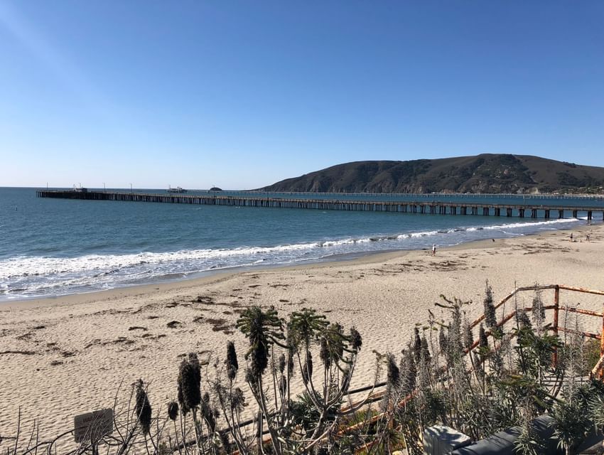 Ocean view from the sun deck at Inn at Avila Beach Hotel