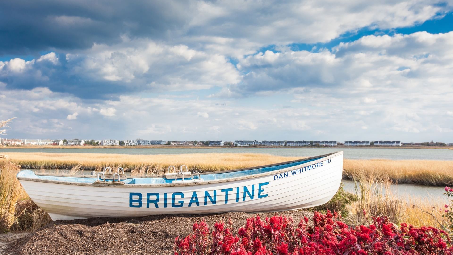  A boat in Brigantine beach at Legacy Vacation Resorts 
