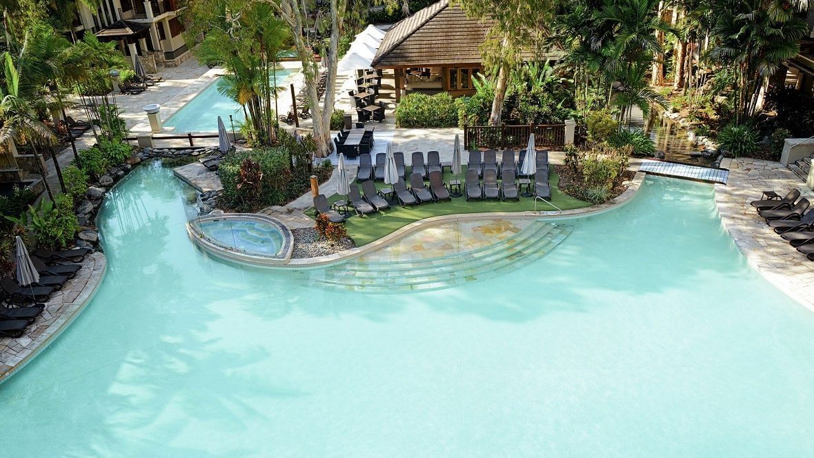 Outdoor pool at Pullman Palm Cove Sea Temple Resort & Spa