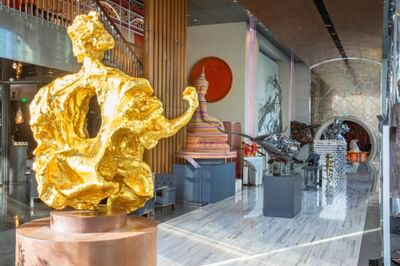 The lobby of Hotel Eclat Beijing