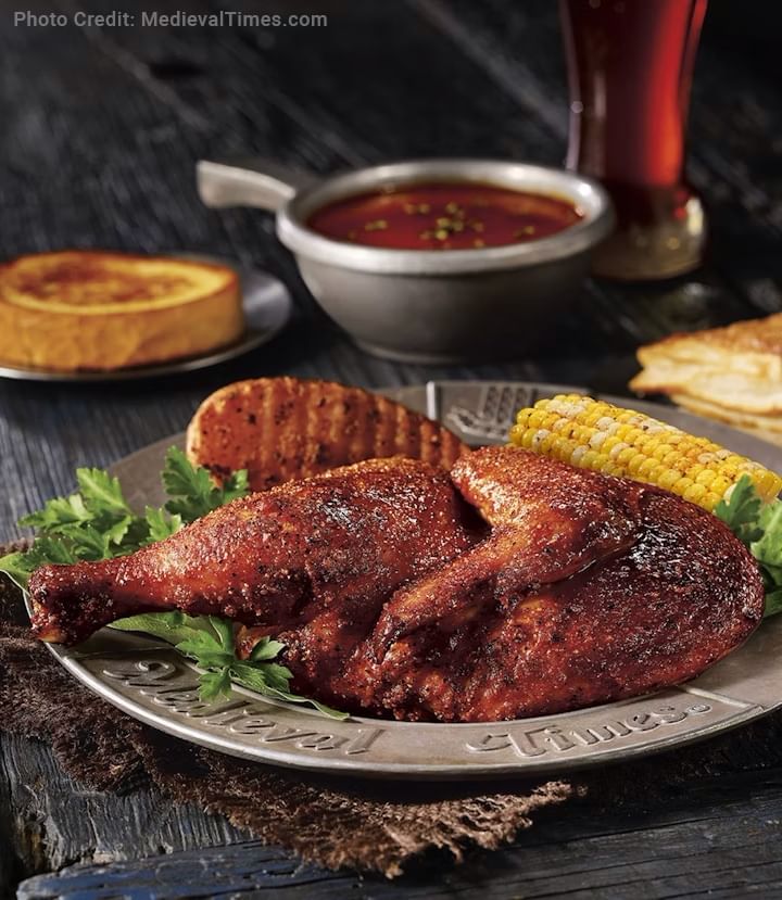 Medievel Times Dinner and Tournament Menu