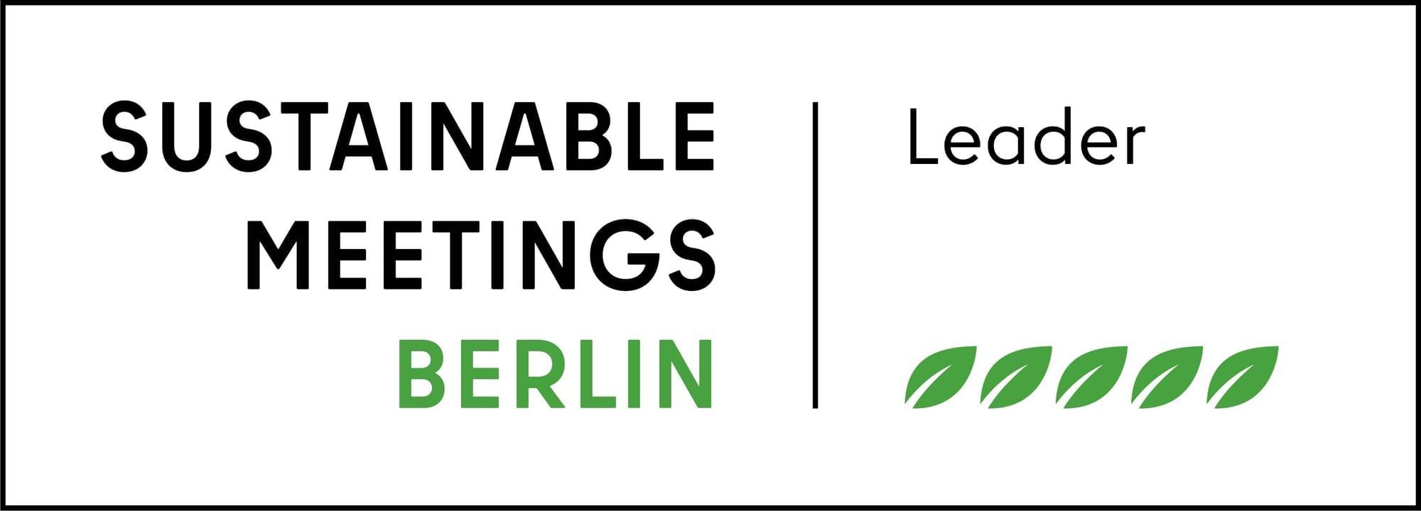 visitBerlin Sustainable Meetings Partner Level Leader
