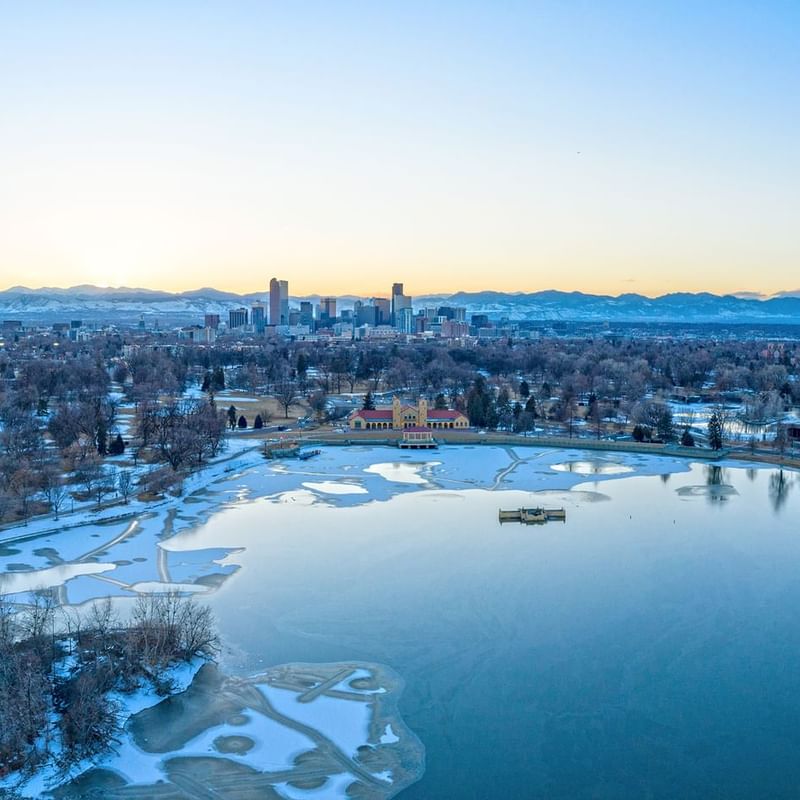 Denver in winter