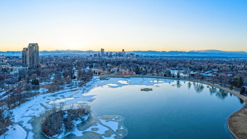 Denver in winter