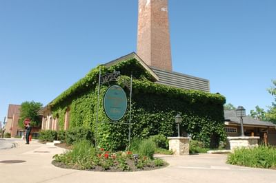 Green foliage on the hotel wall at The Herrington Inn & Spa
