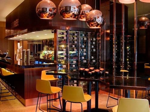 Bar area at Sofitel Sydney Wentworth