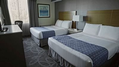 Two Double Beds, working desk with chair and Flat tv - Monte Car