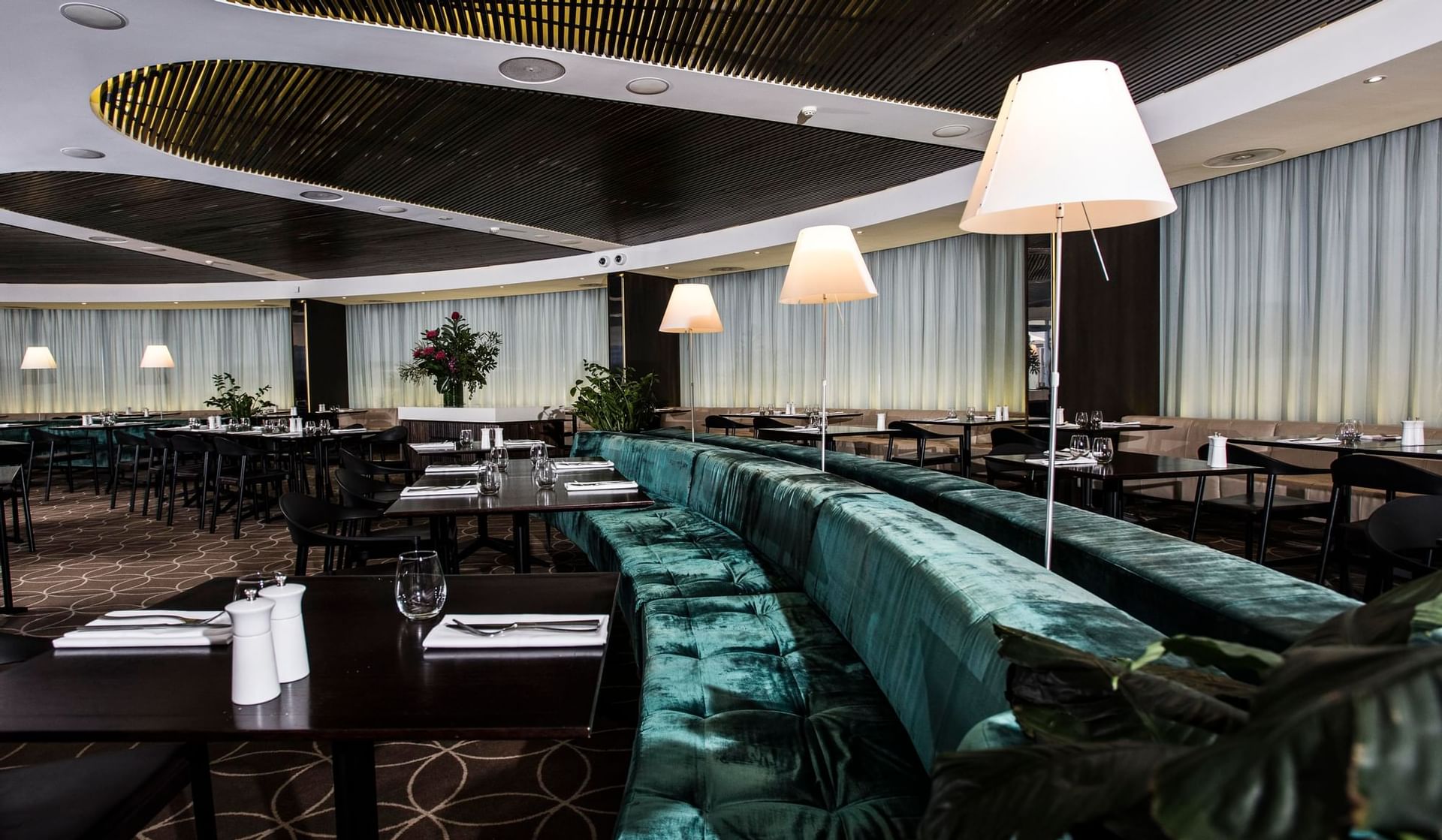 Interior of the 33Grill Bar & Restaurant at Novotel Sydney