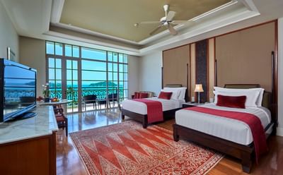 Viceroy Twin bedroom with twin beds at The Danna Langkawi