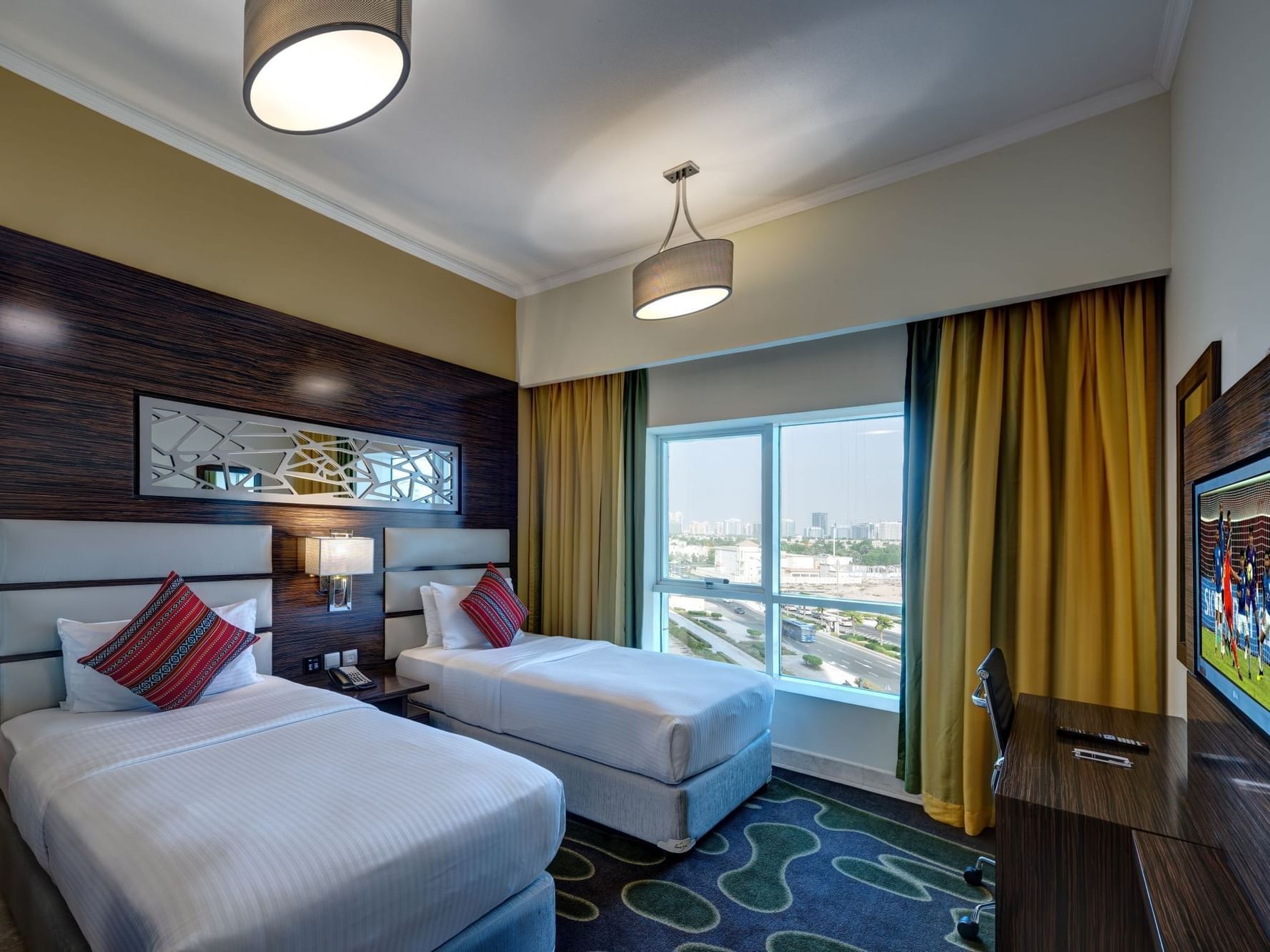 Ghaya Grand Hotel Dubai - Two bedroom Twinroom  1