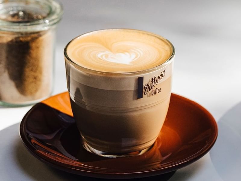 Espresso cup in Espresso Bar at Crown Promenade Melbourne