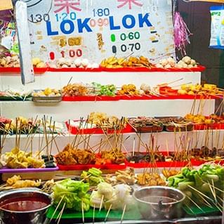 penang street food: lok lok