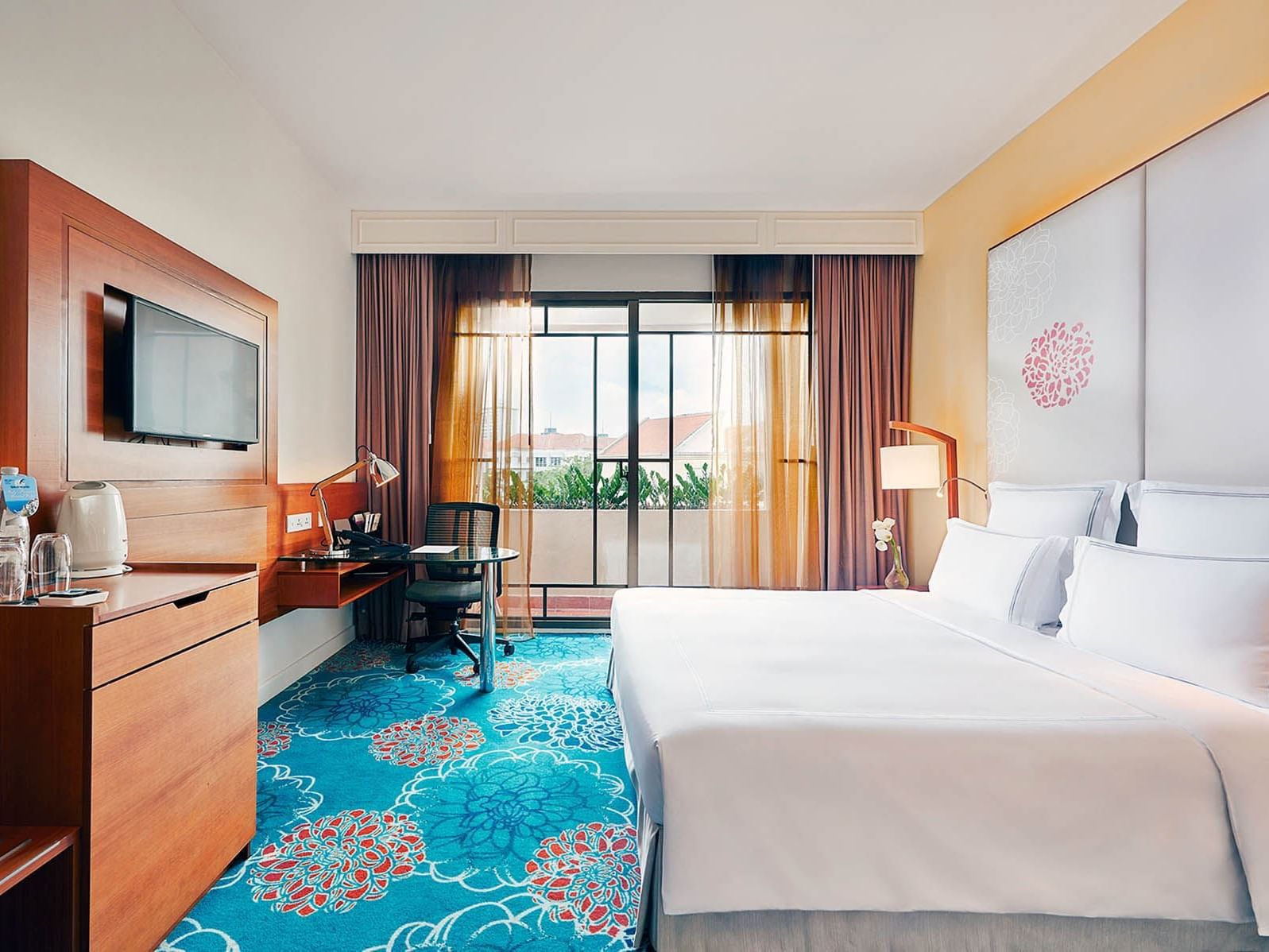 Premier Double Room With Balcony interior at Paradox Singapore